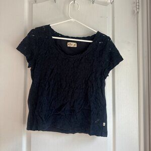 Hollister lace tshirt